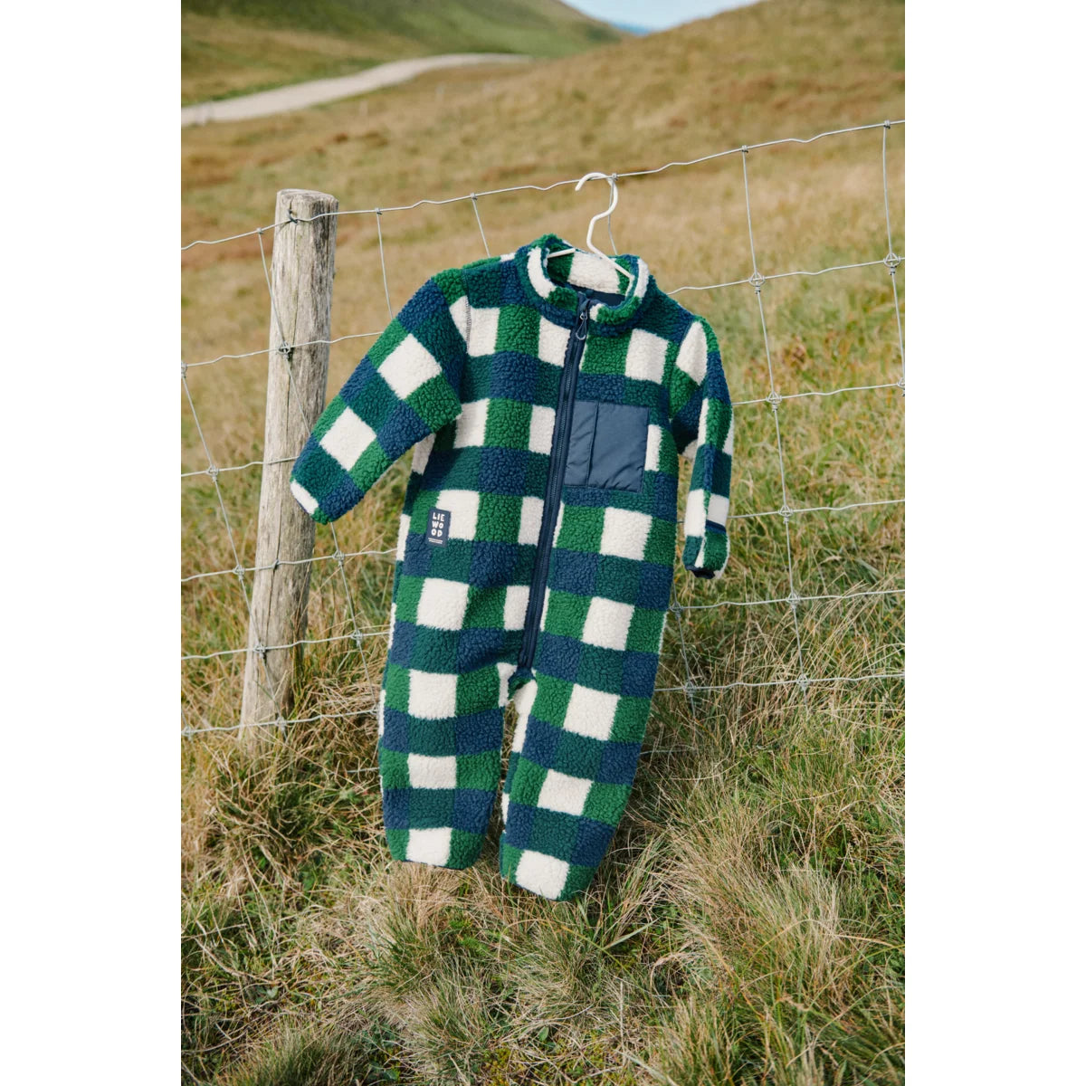 Pile Jumpsuit Nolano Mega Check Bright garden