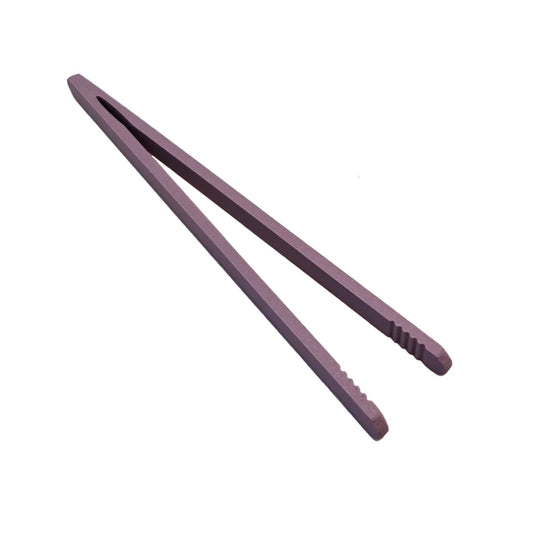Pastel lila pinzette aus silikon mit strukturierten griffenden ideal für ökologische baby- & kinderprodukte
