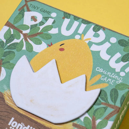 PIU PIU Tiny Game: Kartenbox mit süßem Küken für Zählspiel