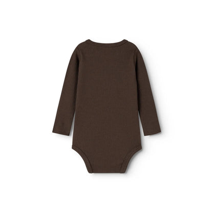 MarMar Copenhagen Plain Body LS Modal Dark Roast Rückseite