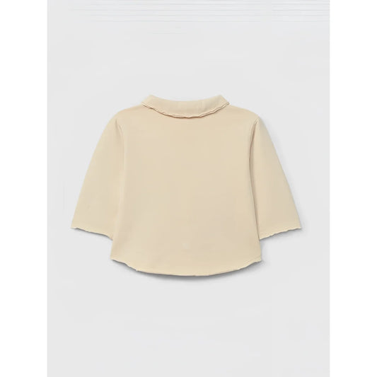 Snug Poloshirt mit spitzem Kragen in Beige – Ansicht 2