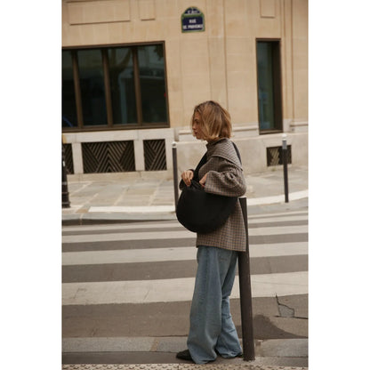 Schwarze NOOS Puffy Cross Body Bag mit seitlichen Fächern