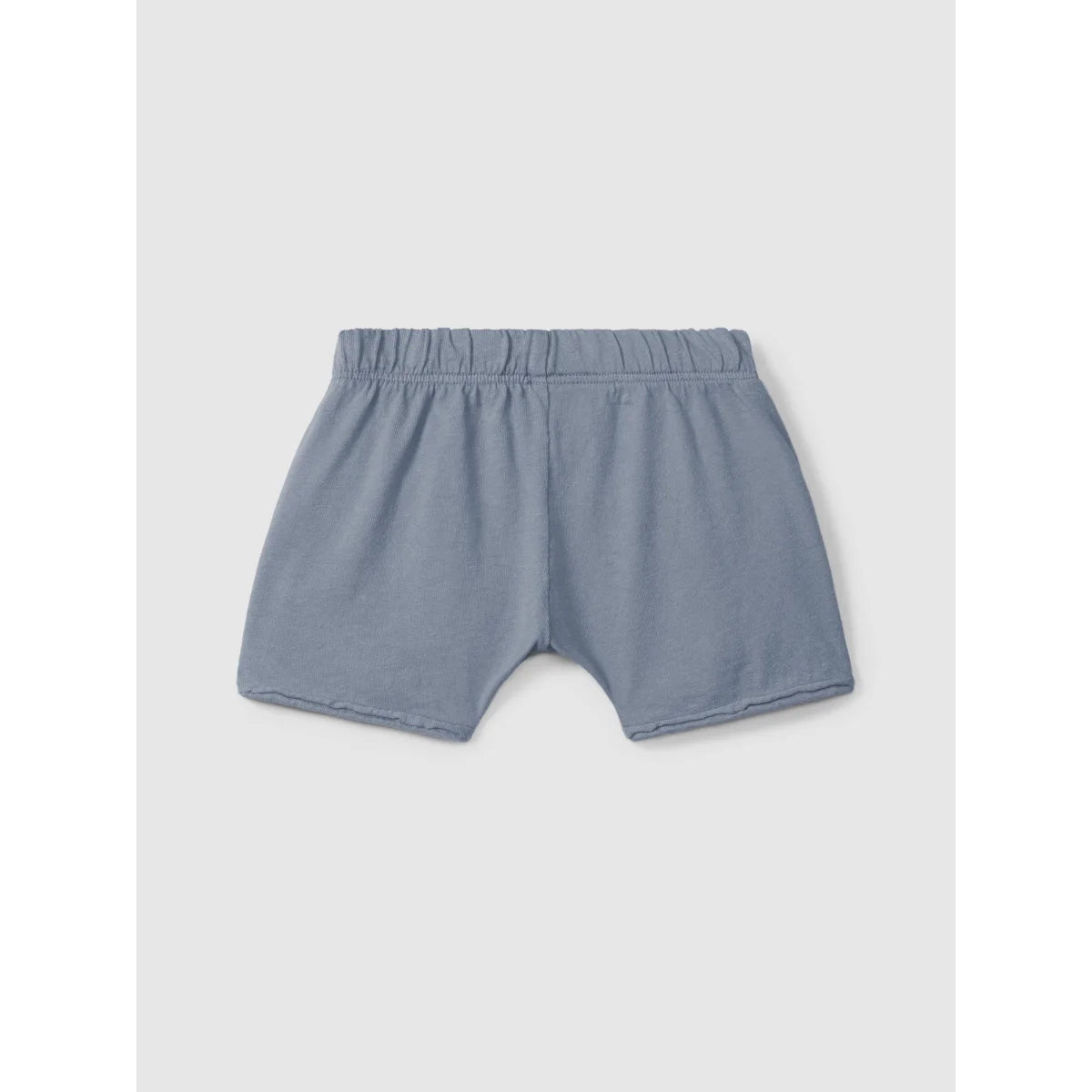 Graue Baumwoll-Shorts Pull-up Indigo, nachhaltige Babykleidung Schweiz