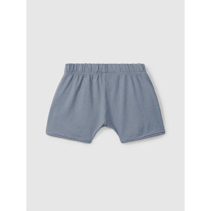 Graue Baumwoll-Shorts Pull-up Indigo, nachhaltige Babykleidung Schweiz