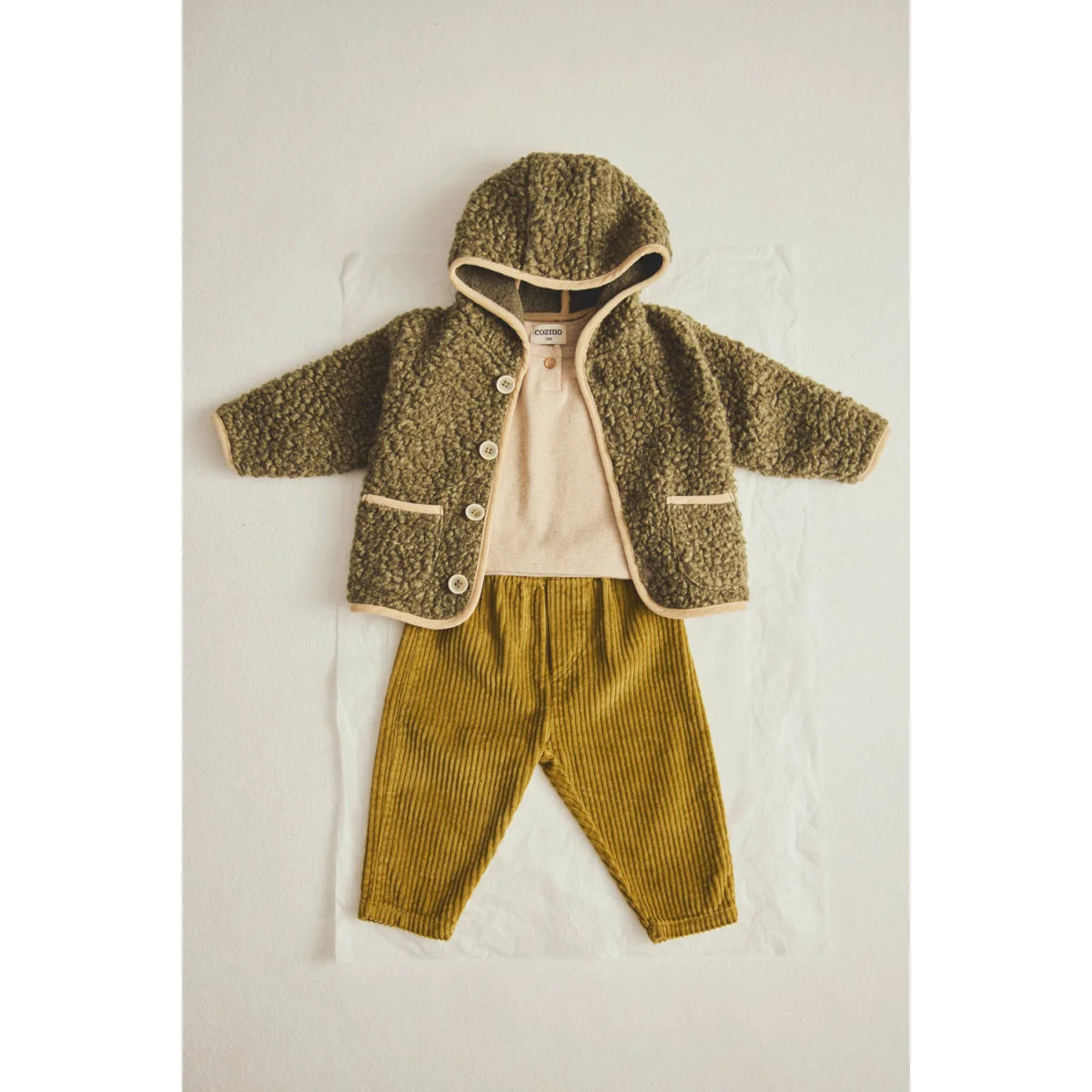 Cozmo Babypullover Remo in Stone