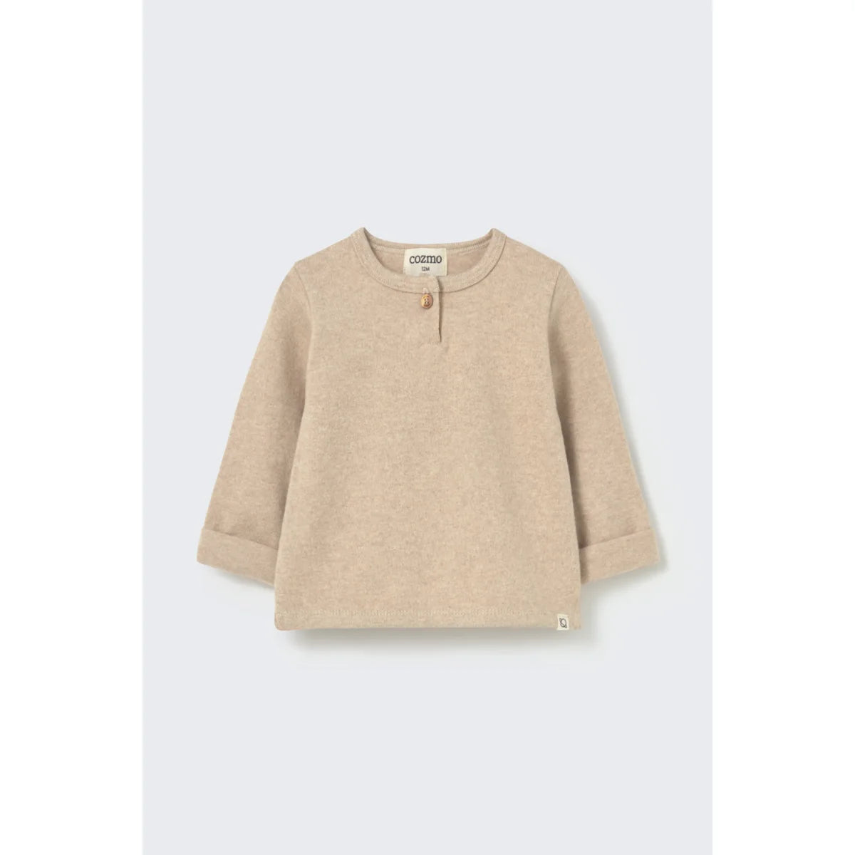 Cozmo Babypullover Remo Stone, Rückansicht