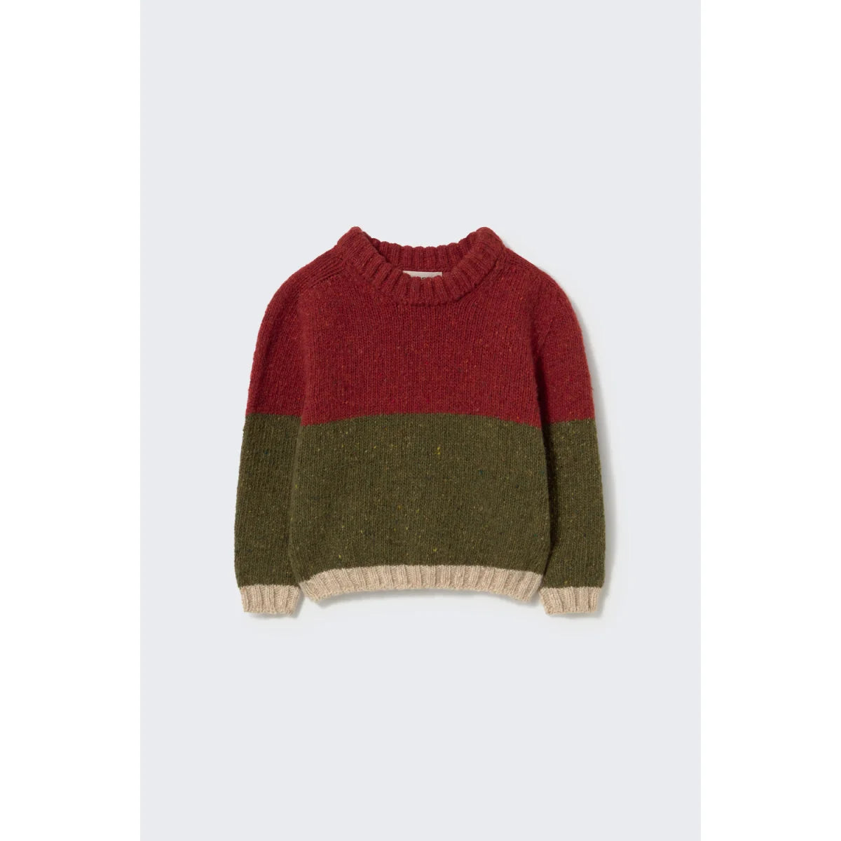 Cozmo Strickpullover Tigris Ginger Green, Rückansicht