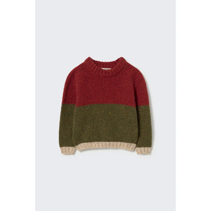 Cozmo Strickpullover Tigris Ginger Green, Rückansicht