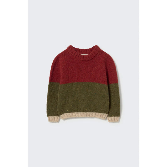 Cozmo Strickpullover Tigris Ginger Green, Rückansicht