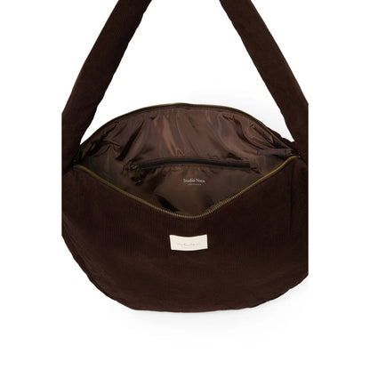 Borsa a tracolla Rib Puffy | Marrone scuro