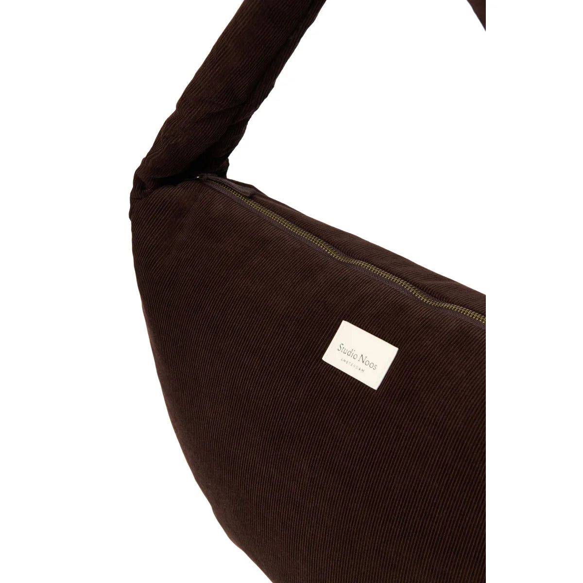 Borsa a tracolla Rib Puffy | Marrone scuro