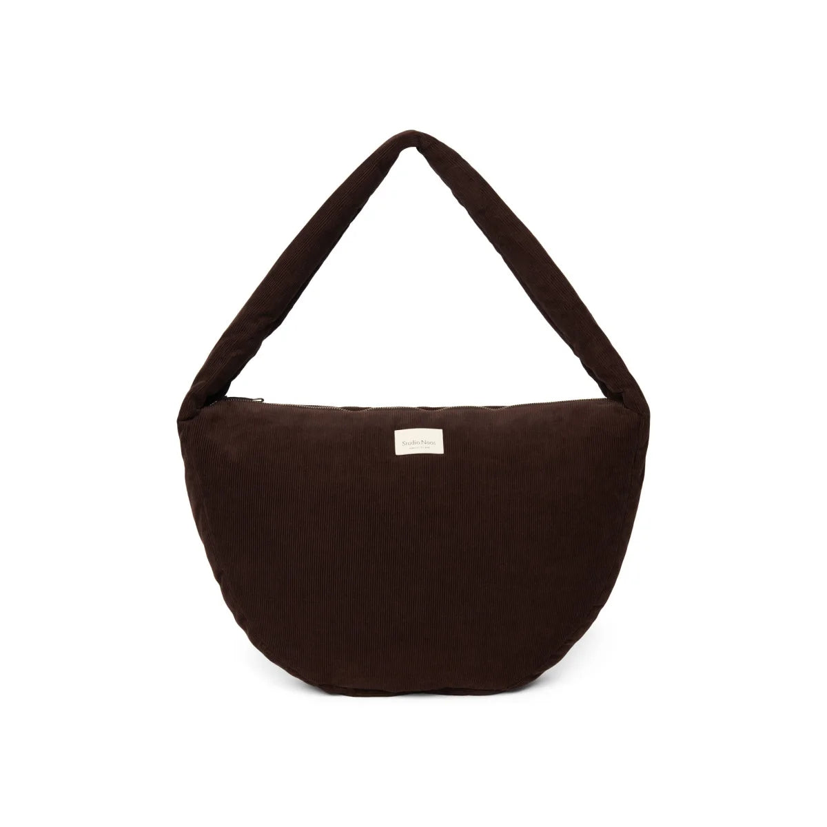 Borsa a tracolla Rib Puffy | Marrone scuro