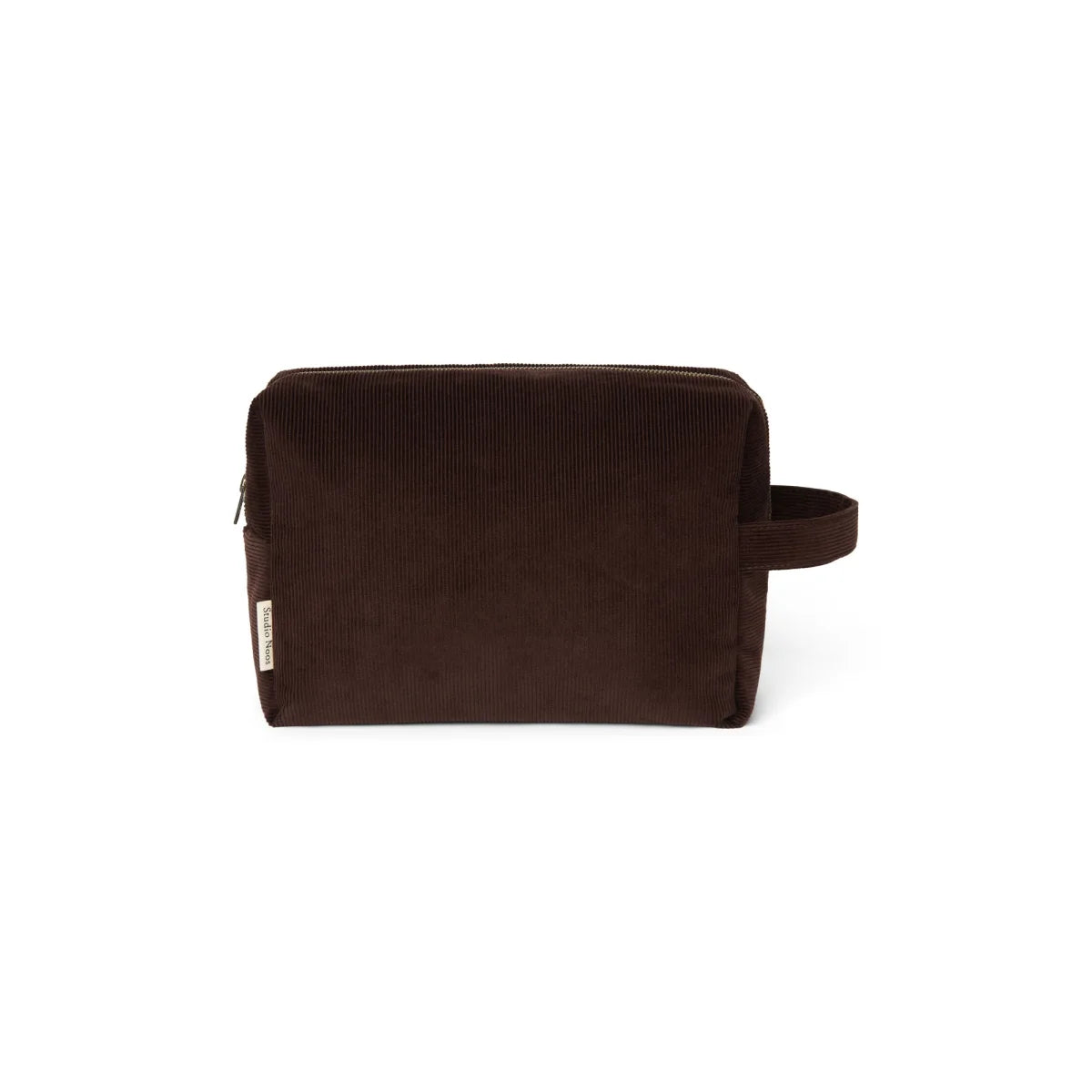 Rib Puffy Kosmetiktasche | Dark Brown