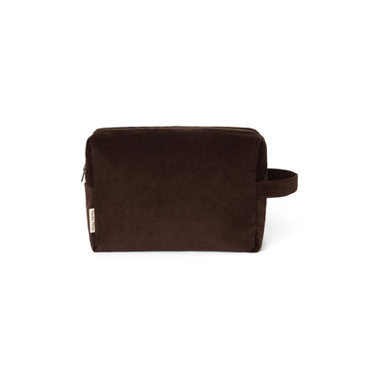 Rib Puffy Kosmetiktasche | Dark Brown