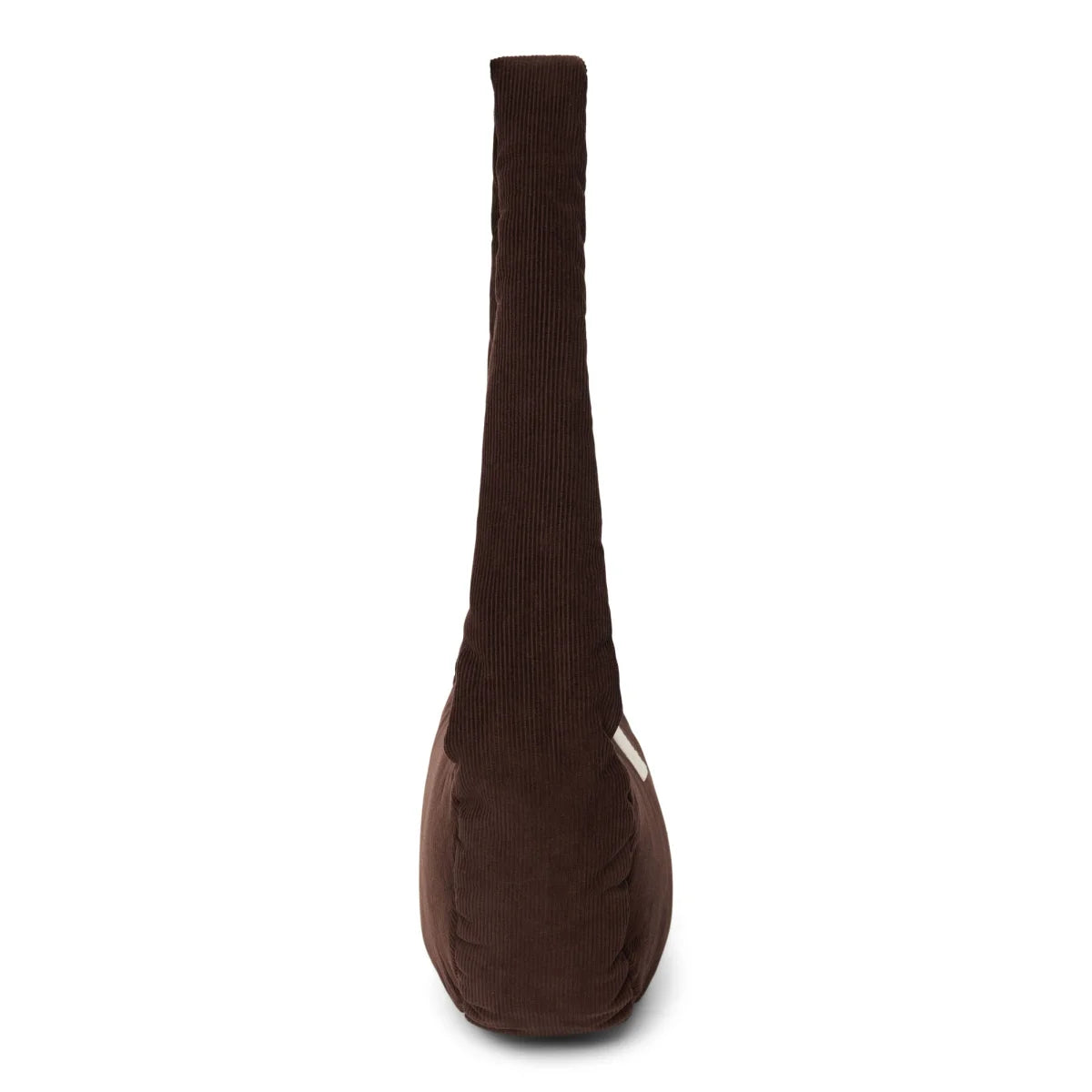 Rib Puffy Mini Cross Body Bag | Dark Brown