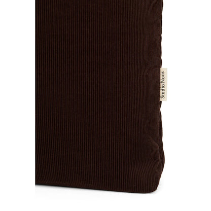 Borsa mom Rib Puffy | Marrone scuro