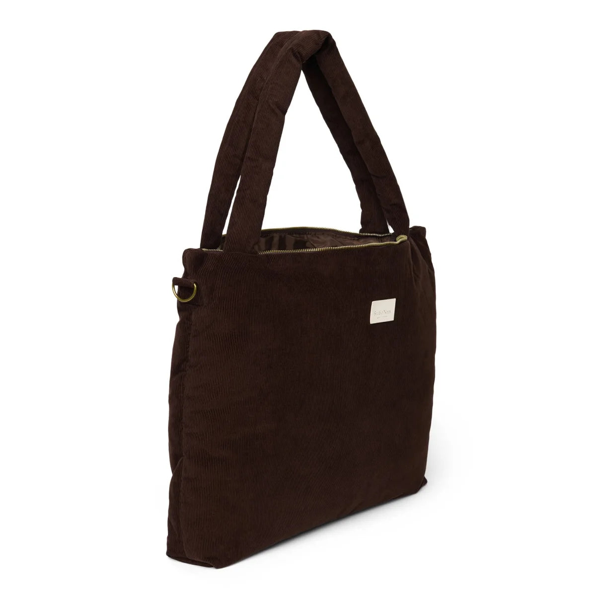 Borsa fasciatoio Rib Puffy | Marrone scuro