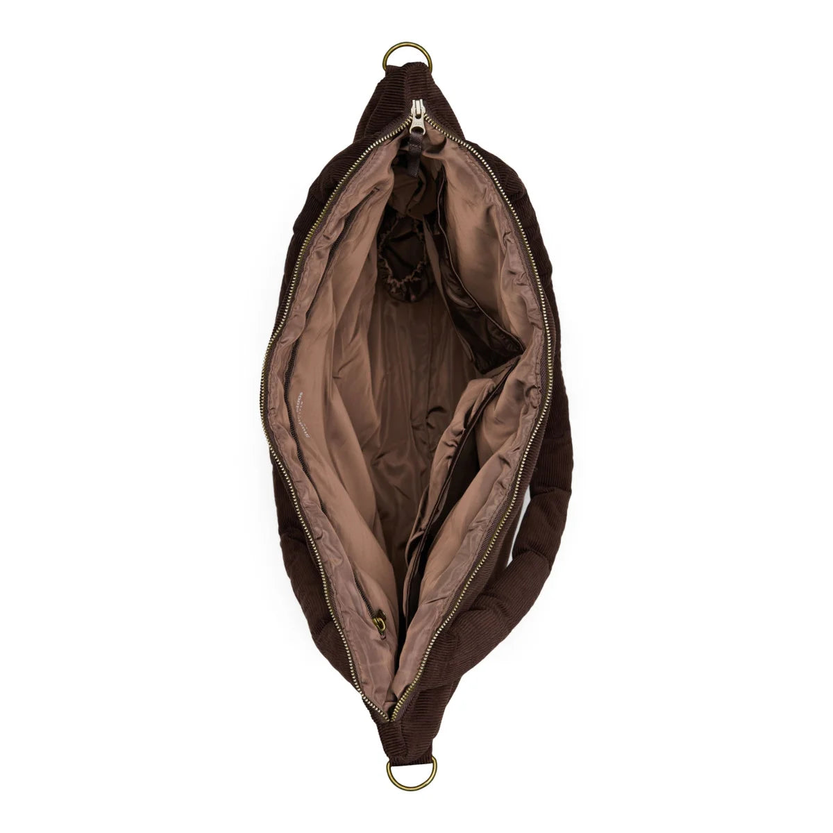 Borsa fasciatoio Rib Puffy | Marrone scuro