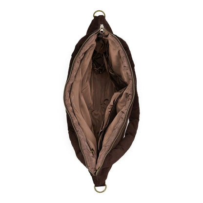 Borsa fasciatoio Rib Puffy | Marrone scuro