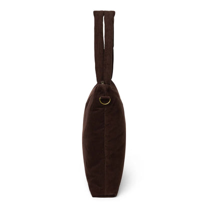 Borsa fasciatoio Rib Puffy | Marrone scuro