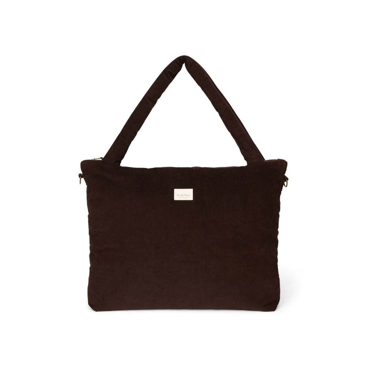 Borsa fasciatoio Rib Puffy | Marrone scuro
