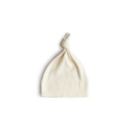 Mushie Ribbed Beanie | Ivory - Beanie