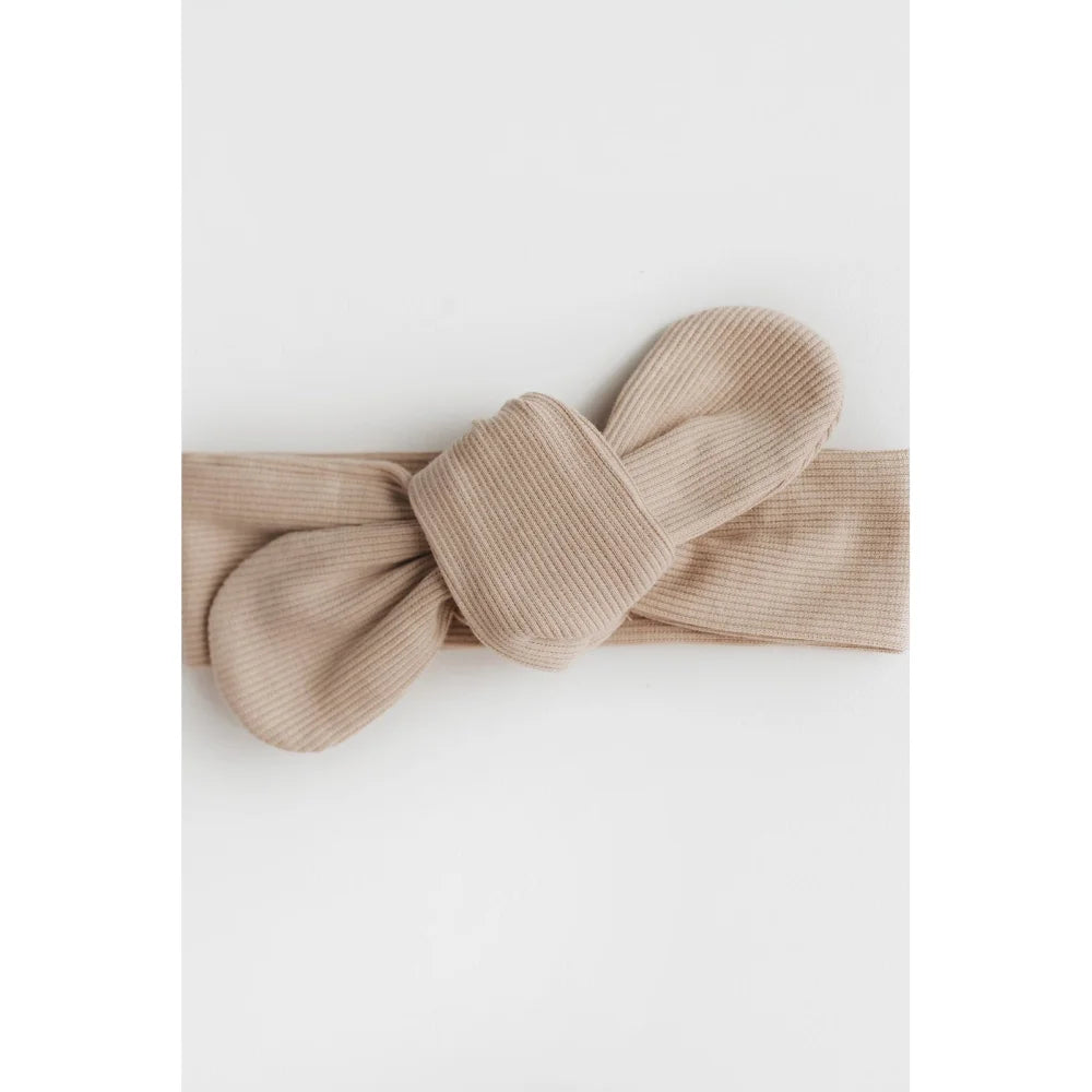 Snuggle Hunny Ribbed Headband | Pebble - Beanie