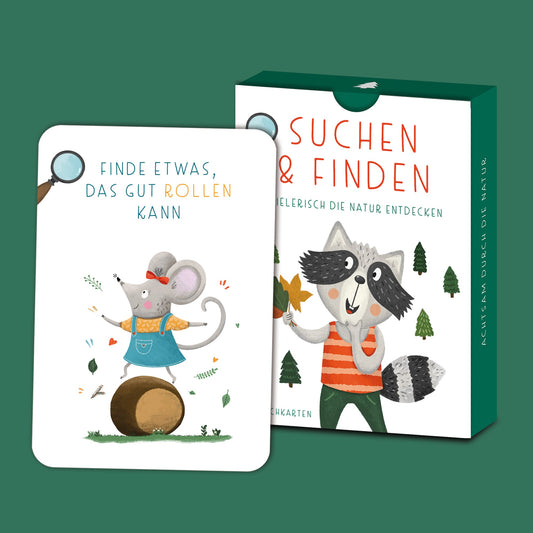 Rüsselfuchs Suchen und Finden Entdeckerkarten für Kinder