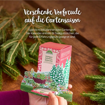 Saatgut-Adventskalender Winterlandschaft von DIE STADTGÄRTNER