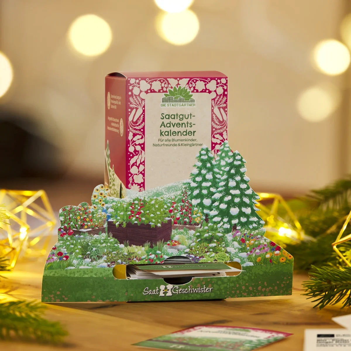 Saatgut-Adventskalender Winterlandschaft von DIE STADTGÄRTNER