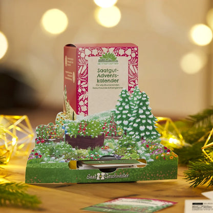 Saatgut-Adventskalender Winterlandschaft von DIE STADTGÄRTNER