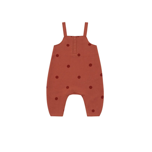 Organic Zoo Salopettes Rooibos Dots Detail
