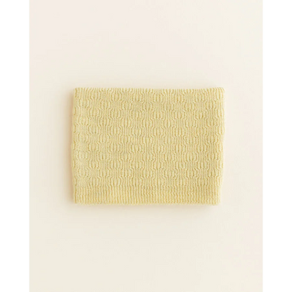 Pale yellow textured fabric swatch for Schal Gigi in Light Yellow