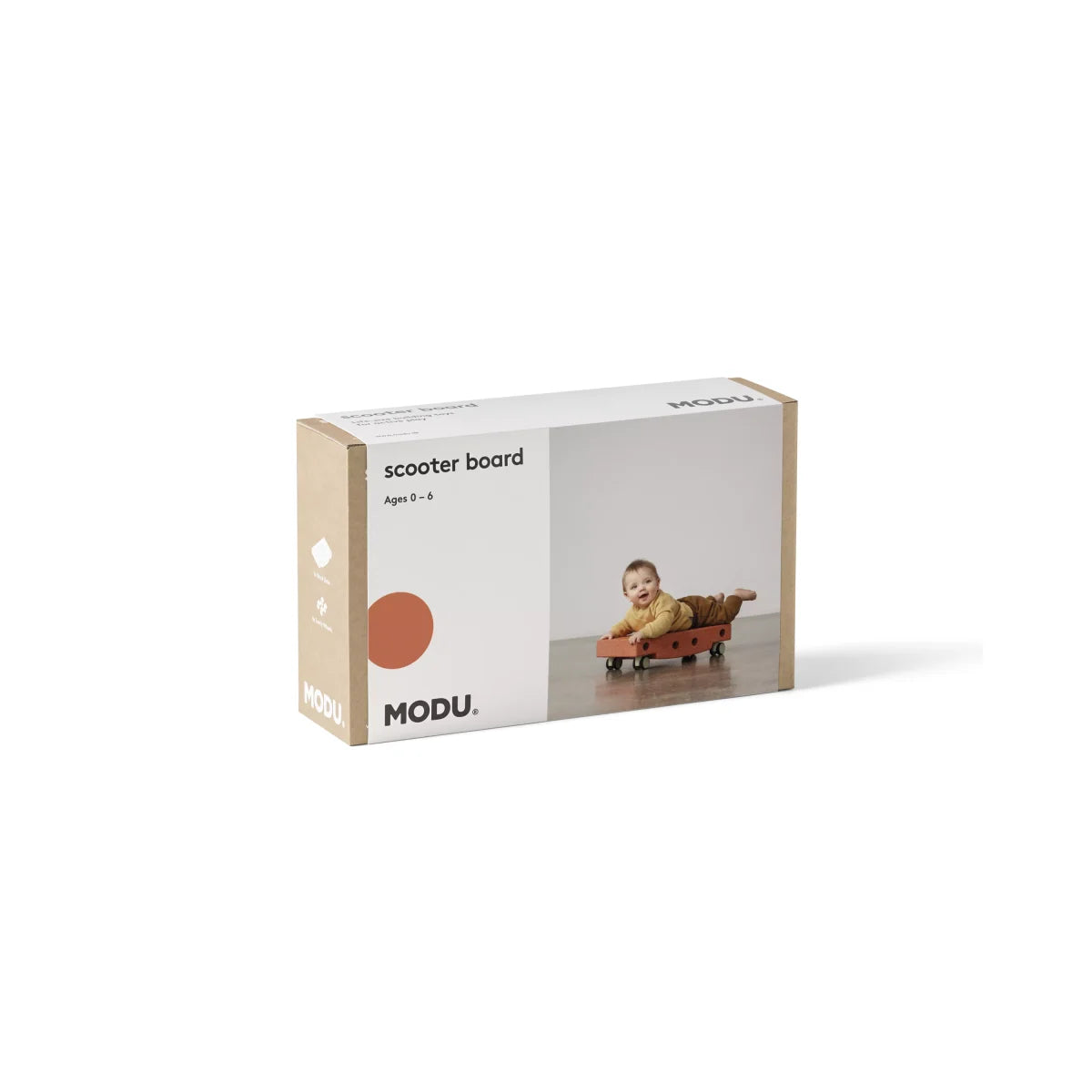 Einzelteile des MODU Scooter Board