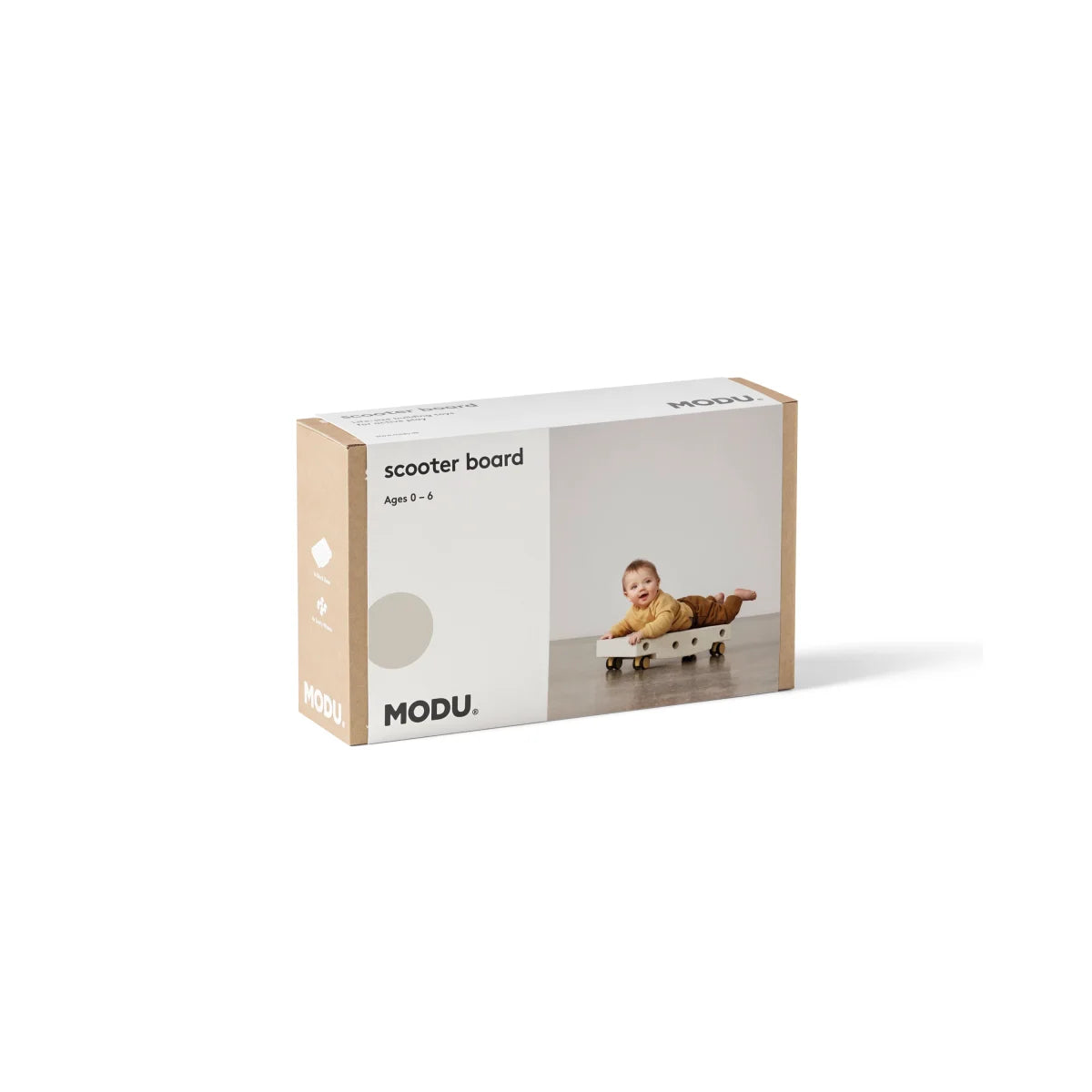 Einzelteile des MODU Scooter Board