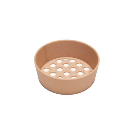 Runder, tannener Silikon-Ofenliner mit perforiertem Boden für Sieb Produkt