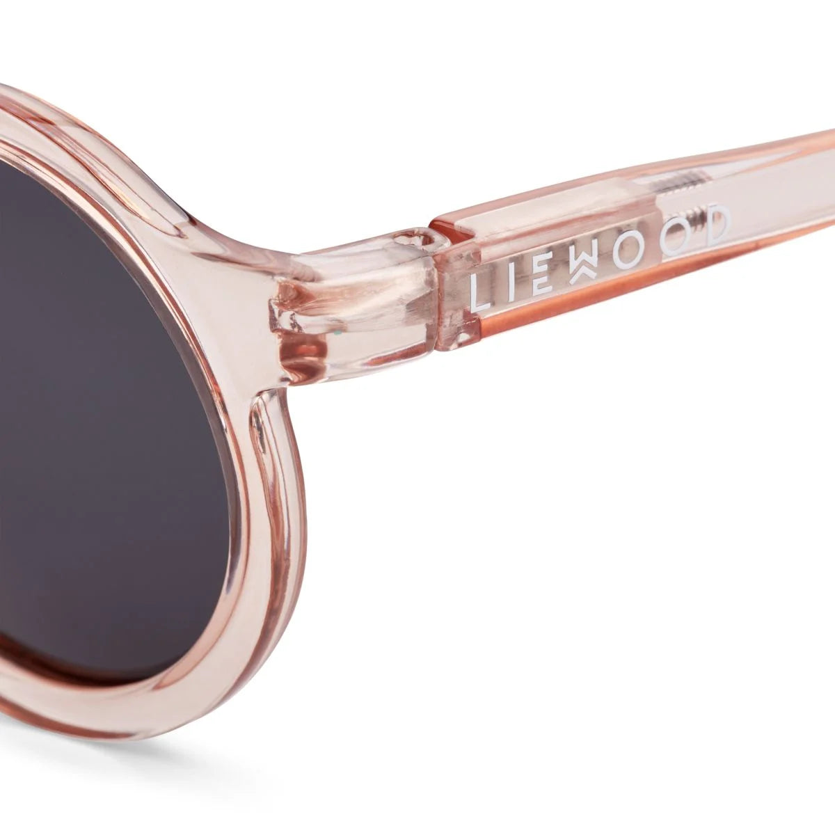 Darla Sonnenbrille für Kinder 4-10: Rose-transparent, recyceltem Polycarbonat
