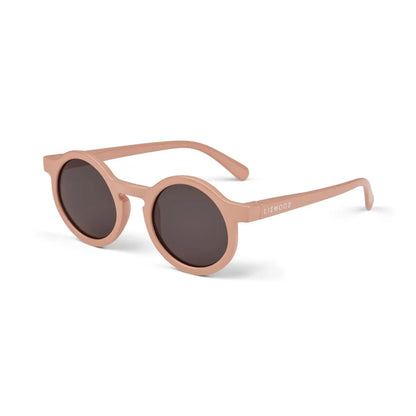 Runde rosa gerahmte Sonnenbrille für Kleinkinder DARLA in Tuscany Rose