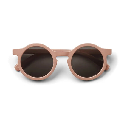 Runde rosa Rahmen Sonnenbrille für Kleinkinder DARLA Tuscany rose