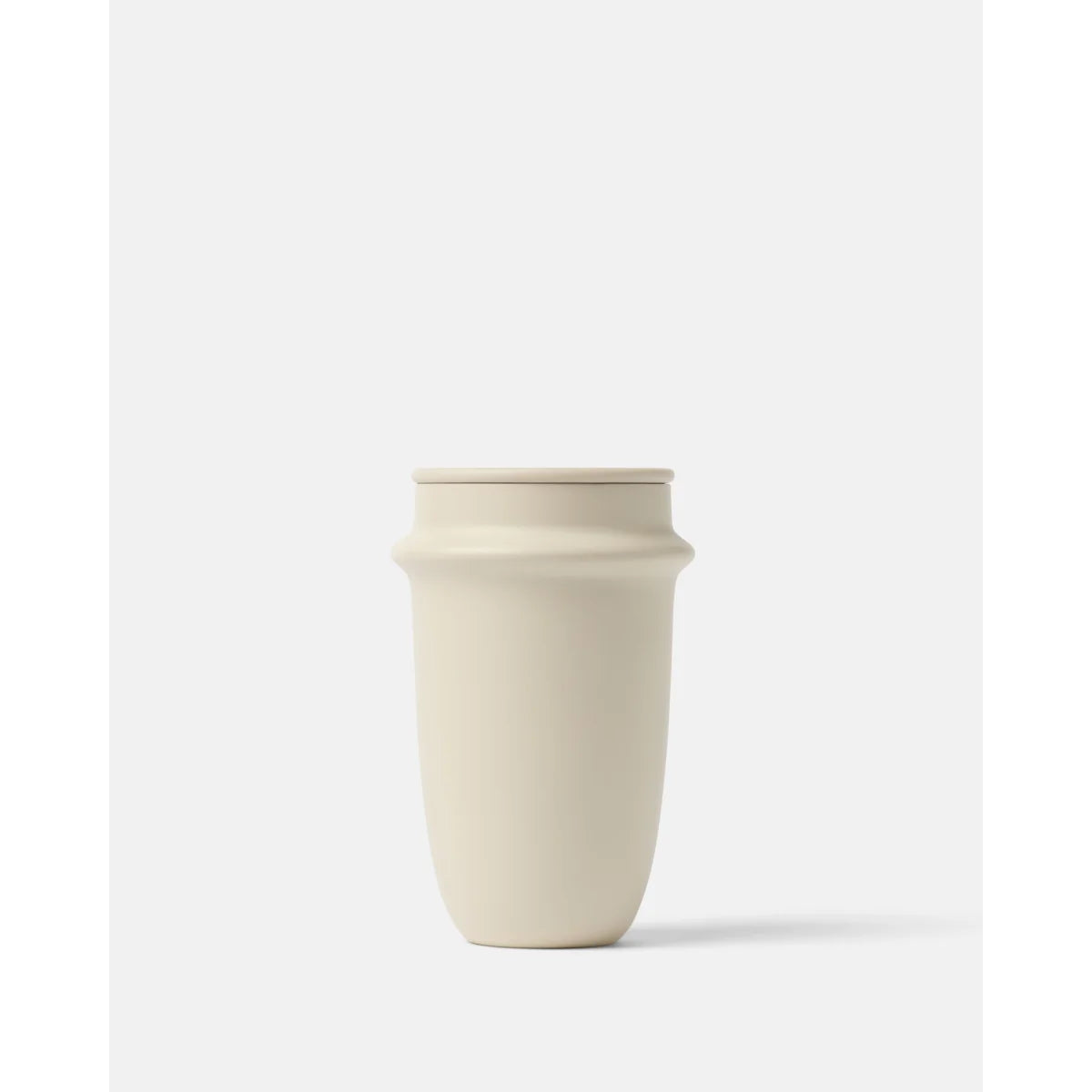Bink Space Tumbler 500 ml in Almond (mandelbeige), Isolierbecher aus Edelstahl