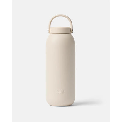 Bink Stainless Chug Cap in Almond (mandelbeige), Edelstahl-Isolierflasche – Ansicht 3
