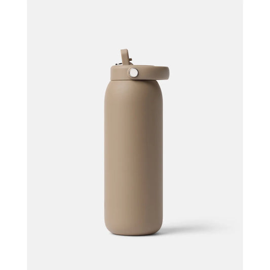 Bink Stainless Flip Cap 700 ml in Mocha (mokkabraun), Edelstahl-Isolierflasche mit Flip-Verschluss