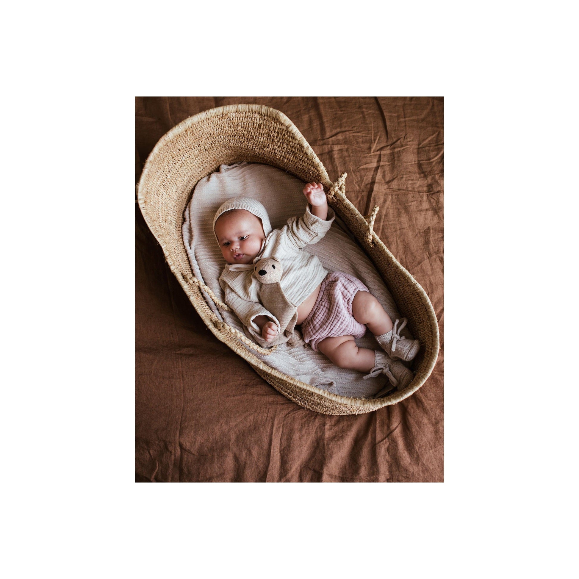 Strickmütze | Sand - Kopfbedeckungen für Babys & Kleinkinder