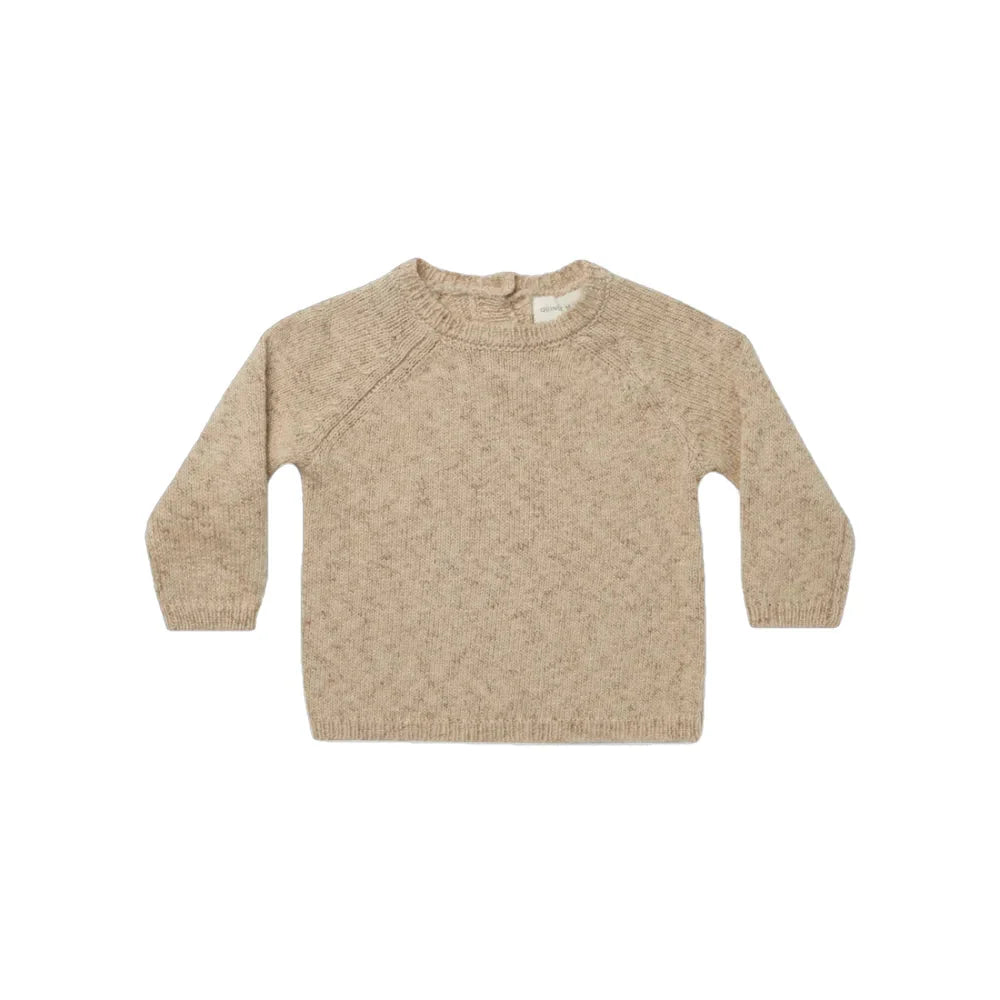 Quincy Mae Strickpullover Speckled | Latte - Pullover