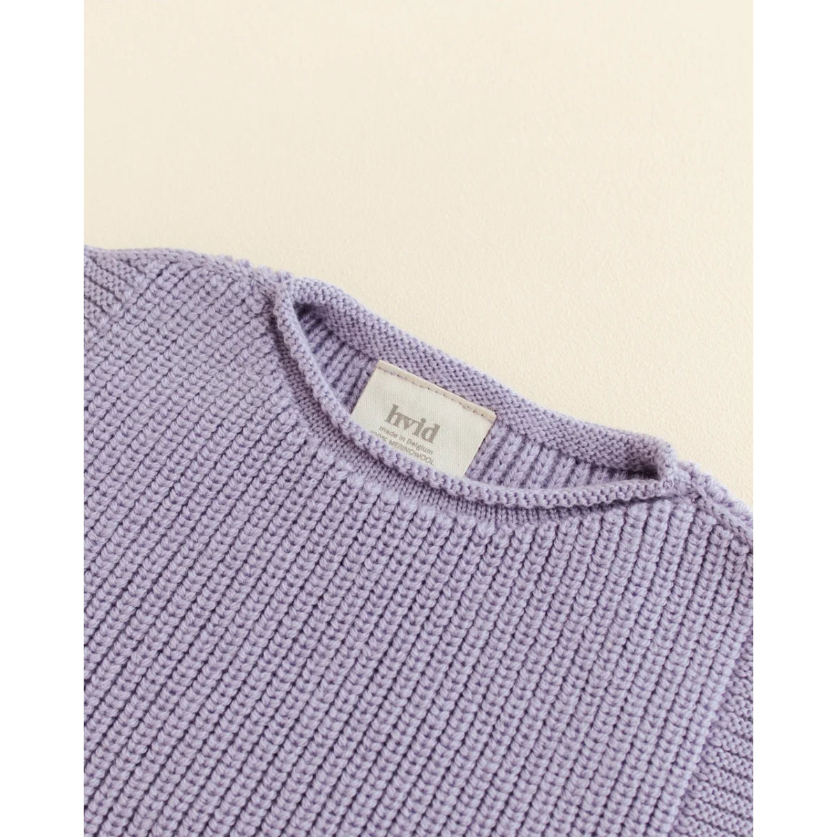 Vest Harvey in Lilac mit geripptem Halsausschnitt