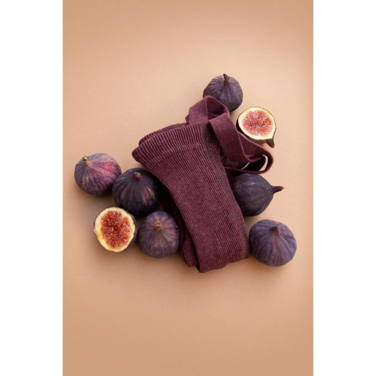 Strumpfhose mit Träger Footed | Fig Blend
