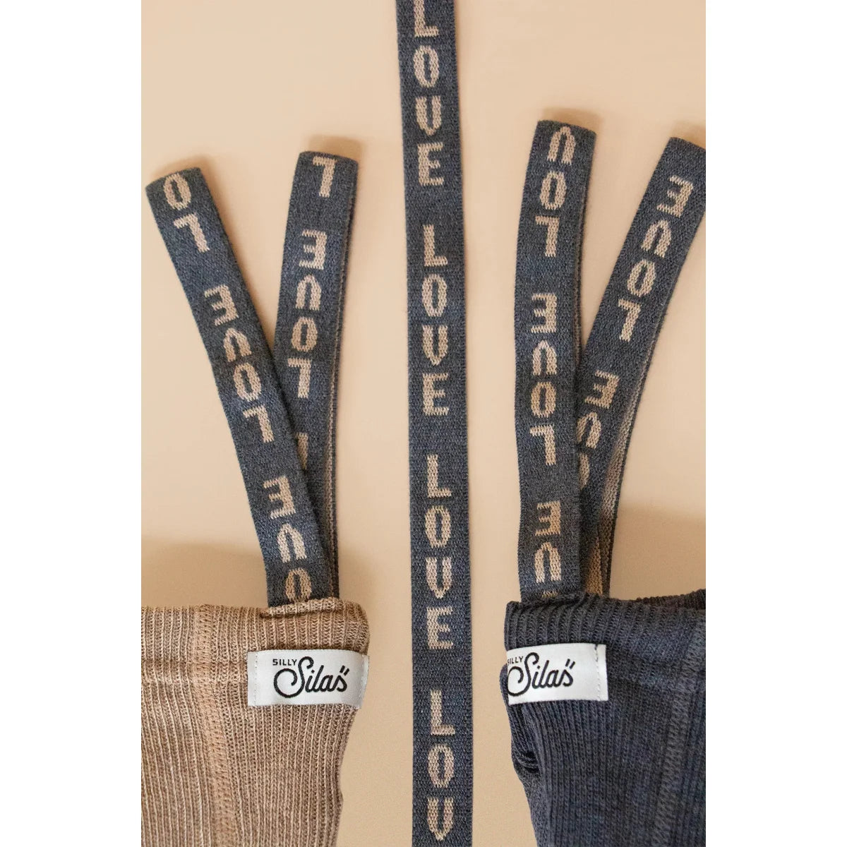 Collants à pieds et bretelles | Peanut Blend Patterned