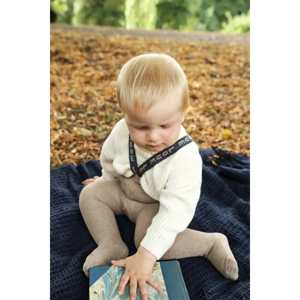 Collants à pieds et bretelles | Peanut Blend Patterned