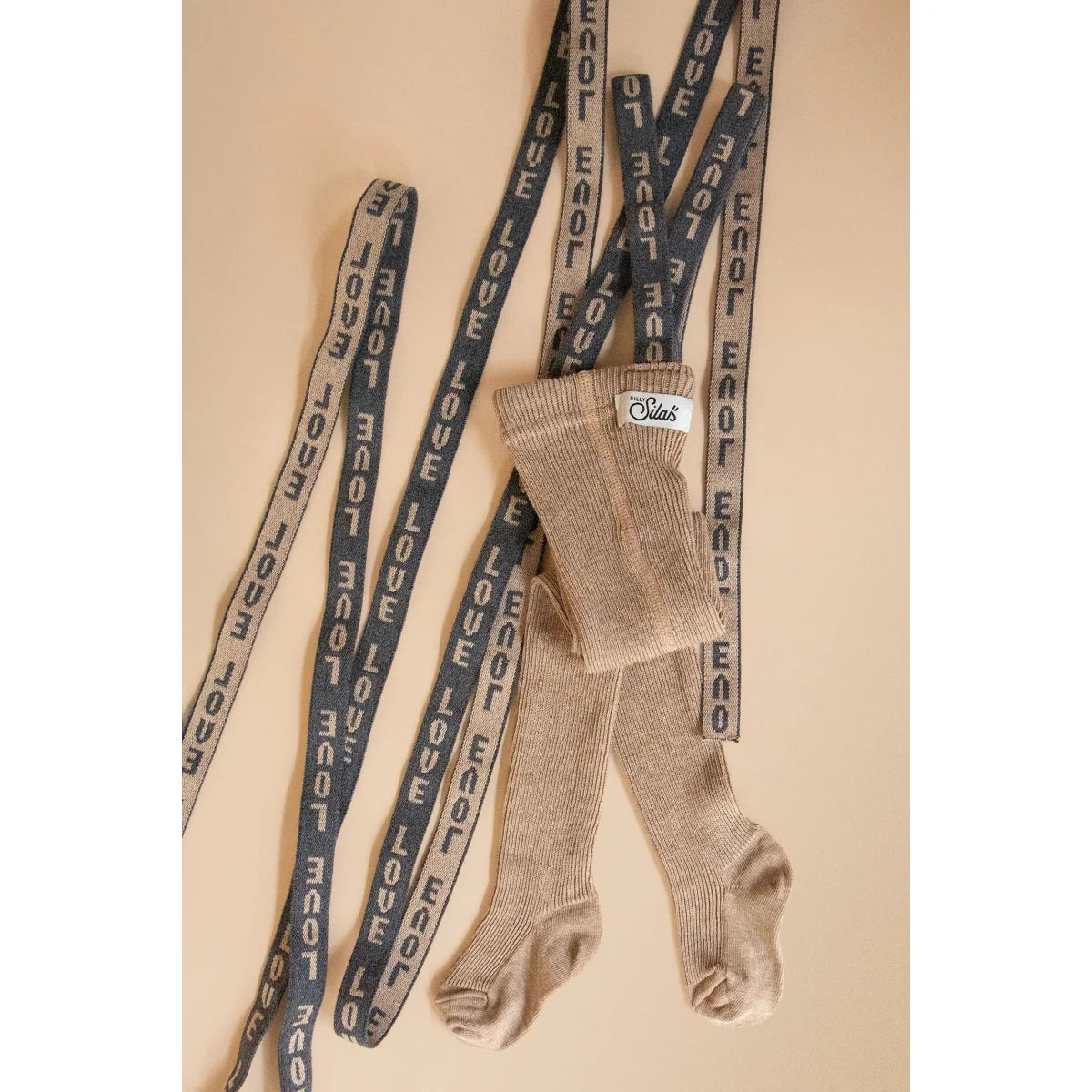 Collants à pieds et bretelles | Peanut Blend Patterned