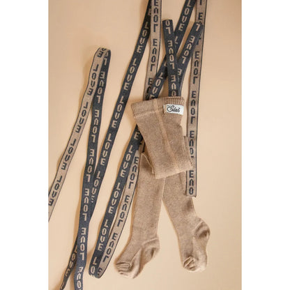 Collants à pieds et bretelles | Peanut Blend Patterned